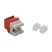 KEYSTONE JACK UTP CAT6 180 D ORANGE (10'LU PAKET ) - 3