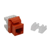 KEYSTONE JACK UTP CAT6 180 D ORANGE (10'LU PAKET ) - 1