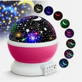 Gece Lambası Projeksiyon Led Renkli Yıldızlı Gökyüzü Projeksiyon - 1