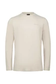 2AS Vernon Erkek Uzun Kol Viloft T-Shirt Beyaz - 1