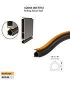 Contacall Alüminyum Sürme Seri Fitili Alüminyum Contası Kırmızı 25 Metre thumbnail 5