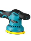 Orbital Devir Ayarlı Polisaj Makinesi Eksantrik Dönüşlü Kömürsüz Cila Hediyeli - 5