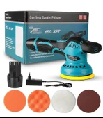 Orbital Devir Ayarlı Polisaj Makinesi Eksantrik Dönüşlü Kömürsüz Cila Hediyeli - 2