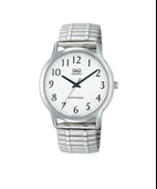 QQ VY28J204Y Elastik Kordonlu Metalik Renk Erkek Kol Saati - 1