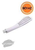 WUVERA Banyo Duş Başlığı Fiskiyesi Telefonu Oval Başlık Beyaz - 3