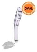 WUVERA Banyo Duş Başlığı Fiskiyesi Telefonu Oval Başlık Beyaz - 2