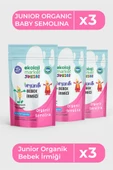 Organik Bebek İrmiği 250 Gr 3 lü Paket  Organic Baby Semolina 250 Gr 3 pack - 1