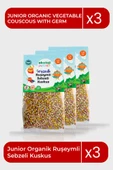 Organik Ruşeymli Sebzeli Kuskus 250gr3Paket Couscous with Organic Wheat Germ Vegetables 250gr3pack - 1