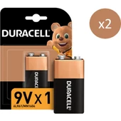 Duracell Basic 9 Volt Pil 2 Adet - 1