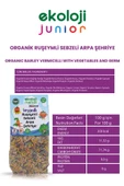 Organik Ruşeymli Sebzeli Arpa Şehriye250gr3Paket Organic Vermicelli Vegetable BarleyNoodle250Gr3pack - 3