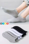 6 çift kadın pamuklu sneakers çorap seti - 1