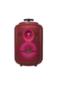 Torima KTS-2111 Kırmızı RGB Ledli Mikrofonlu Tekerlekli Bluetooth Hoparlör Speaker - 5