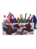 DeepCraft Ahşap Çocuklar İçin Masa Üstü Kare Kalemlik & Organizer-Spiderman - 6