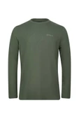 2AS Vernon Erkek Uzun Kol Viloft T-Shirt Haki - 1
