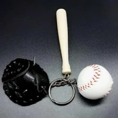 Baseball Keychain Şık Kolye Çanta Süsü Beyzbol Tasarımlı Anahtarlık - 2