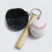 Baseball Keychain Şık Kolye Çanta Süsü Beyzbol Tasarımlı Anahtarlık - 3