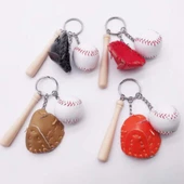Baseball Keychain Şık Kolye Çanta Süsü Beyzbol Tasarımlı Anahtarlık - 6