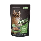 Crocus Tahılsız Yavru Kedi Tavuklu Jöleli Pouch Yaş Mama 85 G - 1