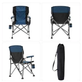 Efsane Kamp - Profesyonel Fold&Go Katlanır Kamp Sandalyesi – Mavi - 4