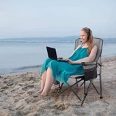 Efsane Kamp - Profesyonel Fold&Go Katlanır Kamp Sandalyesi – Gri - 3