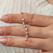 Himarry Gümüş Zirkon Sıra Taşlı Kadın Kolye thumbnail 3