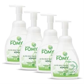 FOMY Doğal ve Narin El Temizleme Köpüğü - Özenle Hazırlanmış Nemlendirici Yenileyici Formül 4x300ml - 1