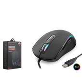 Hadron G340 Destroyer 6400 DPI RGB 1.5mt USB Kablolu Oyuncu Mouse - 1