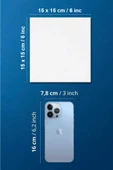 15x15 cm Pres Kompozit Tuval 4'lü Paket - 2