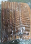 Ahşap Tarak 12'li Paket Dar Dişli Oval - 1