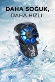Torima ACC-10 Şarjlı Cep Telefonu Soğutma Fanı Gamer Oyuncu Radyatör Soğutucu Siyah - 3