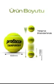 Proforce Proforce TB20 Vakum Ambalajda Üçlü Tenis Topu TB20 - 4