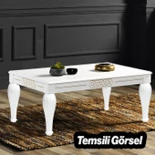 Pırlanta Plastik Sehpa Ayağı 30 cm Beyaz Renk 4 Adet Mobilya Orta Sehpası M8 Civatalı Ayak Ayaklar thumbnail 6