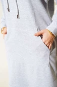 Kanguru Cepli Tunik Melanj Gri thumbnail 4