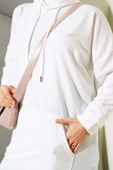 Kanguru Cepli Tunik Beyaz thumbnail 4