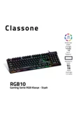 Classone RGB10 RGB Kablolu Oyuncu Klavyesi - 4