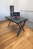 Pimango Pi Elize Bahçe Balkon Mobilyası Gri Antrasit 3+1+1 ve Perla Masa - 4