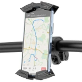 Coofbe Sarsılmaz Sıkı Tutuş Gidon İçin Motosiklet Telefon Tutucu Bisiklet Tutucu Gidon Tutucu - 6