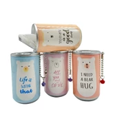 New-Max Sevimli Ayı Figürlü Aksesuarlı Islak Mendil 4'lü Paket Toplam 96 Yaprak 24*4 - 2