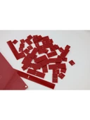 Luga Atölye Matematik Kesir Eğitim Seti & Eğlenceli Matematik Öğrenme - Kırmızı - 2