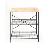 Eportatif Çok Amaçlı Mutfak Rafı Bangosu Masa Geniş Çam 1439 - 5