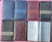 Kartvizitlik Suni Deri Kısa 24 Yaprak 144 kartlık 11.5x20 Cm - 1