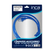 INCA ICAT6-02TM 2MT CAT6 UTP PATCH KABLO MAVİ - 1