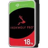 18 TB SEAGATE 3.5 IRONWOLF PRO SATA3 7200RPM 256MB ST18000NT001 (5 YIL RESMI DIST GARANTILI) - 1