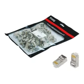 FRISBY FNW-RJ4522N RJ45 FTP CAT6 KONNEKTOR METAL 100LÜ PAKET - 1