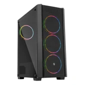 FRISBY FC-9415G 500W DOUBLE SLIM RGB FAN MESH KASA - 1