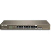 IP-COM IP-G1024F 24 PORT GIGABIT + 2X1GB SFP UPLINK RACKMOUNT SWITCH - 1