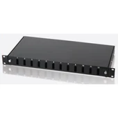 URANIUM PPR12PSCDX 12 PORT F/O SC DX RAL9005 PATCH PANEL(10F-SB1U12PSCDX-REA) - 1
