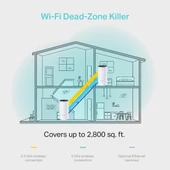 TP-LINK DECO M4 1200MBPS MESH WI-FI SİSTEMİ (İKİLİ) - 3