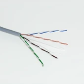 FRISBY FR-CAT601 305MT 0.58MM 23AWG CAT6 UTP KABLO GRİ - 3