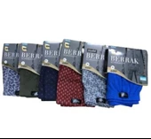 BERRAK 4497 ERKEK MODAL DESENLİ BOXER 6 ADET  M ÇOK RENKLİ - 2